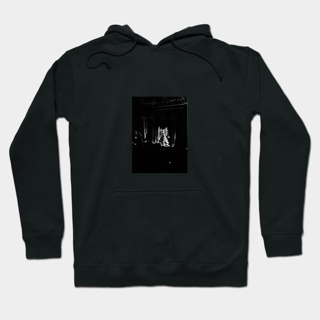 BLACK Electronic Underground #18 Hoodie by DomaDART